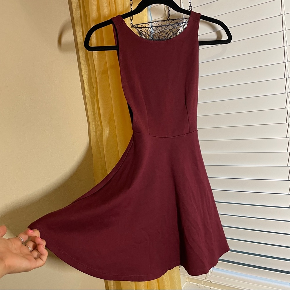 Maroon Dress